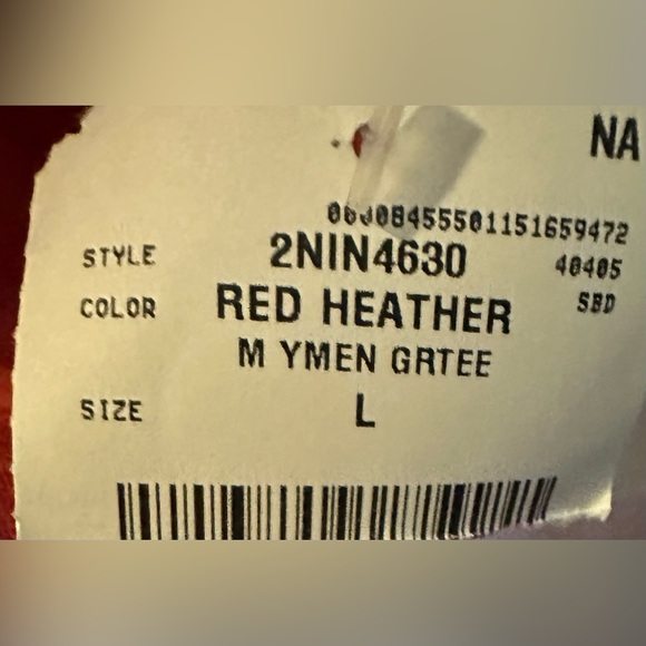 NWT Nintendo L red tee shirt- old school style - Picture 2 of 3